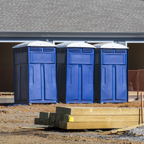 are there any restrictions on what items can be disposed of in the porta potties in Winterville